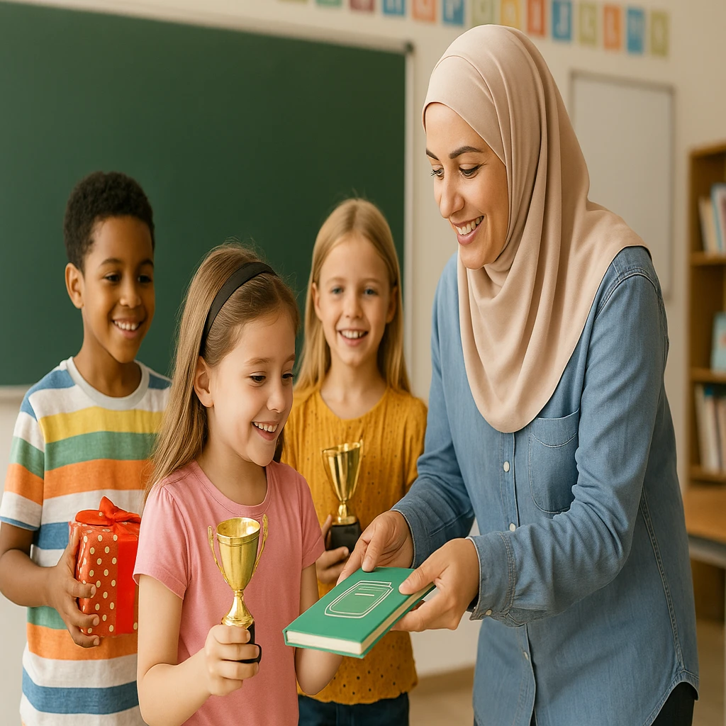 جایزه برای دانش آموزان ابتدایی