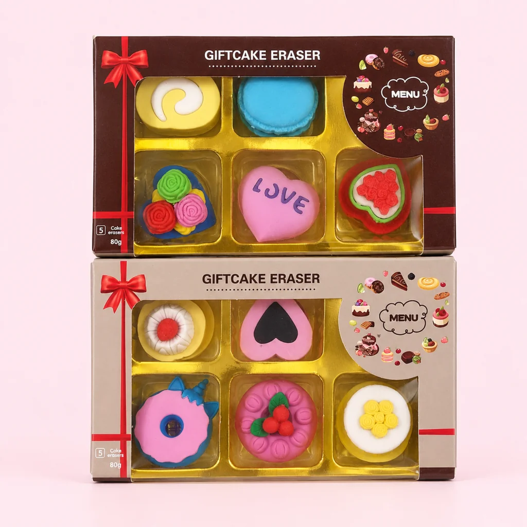 giftcake_eraser_1_1024x1024 ست پاککن فانتزی طرح کیک