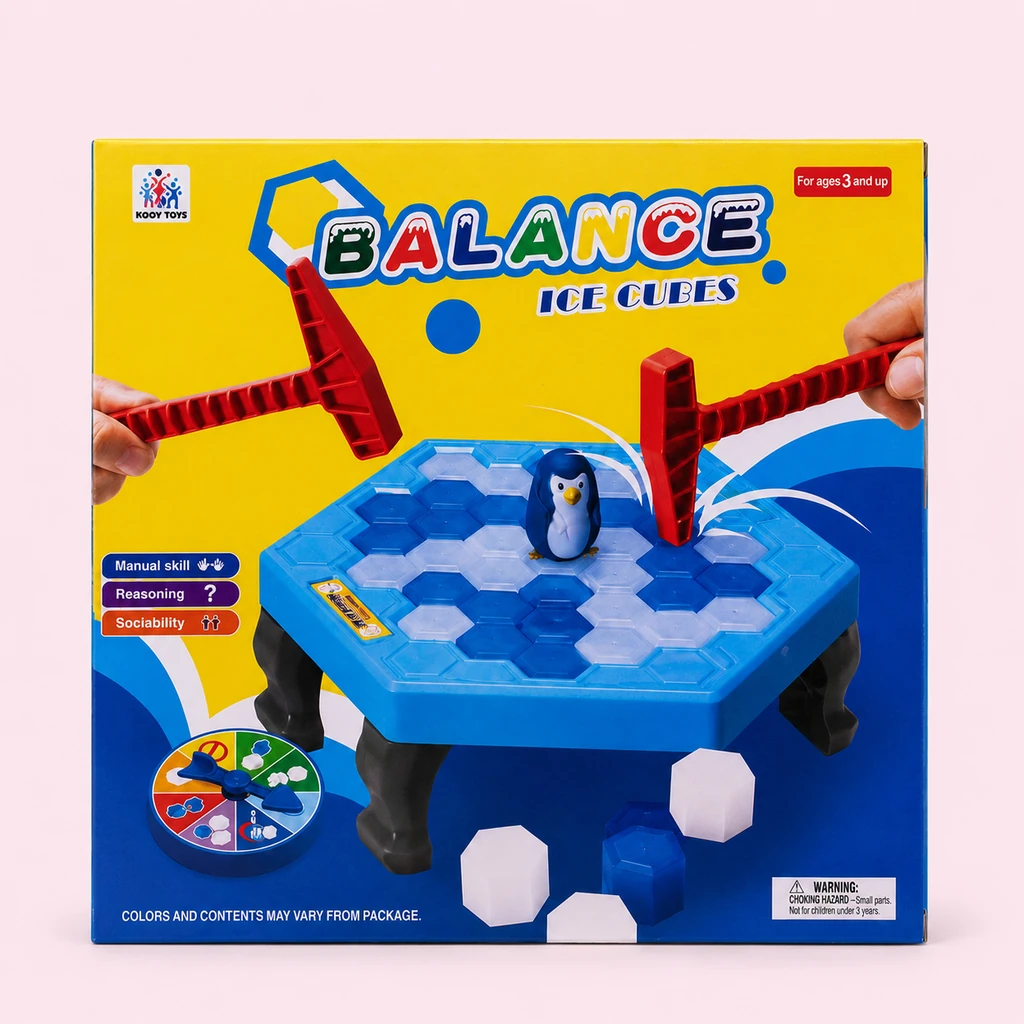 بازی فکری پینگوبالانس مدل Balance Ice Cubes